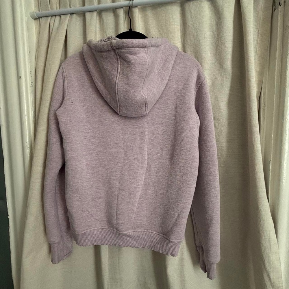 Athleta Girl lavender zip up jacket, GiRLS XXL, WOMEN'S XS - Picture 6 of 8